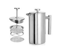 CAFFETTIERA INF a Stantuffo in Acciaio Inox 350ml con Filtro