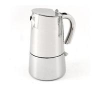 Pinti Inox Bella Caffettiera Moka, Acciaio Inossidabile, Argento