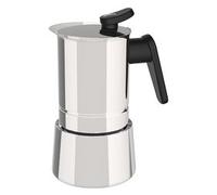 Caffettiera Inox 4 Tazze STEEL MOKA INDUCTION Cromo lucido 02CF037