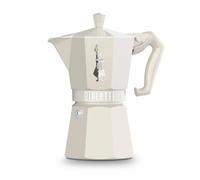 Caffettiera Italiana Bialetti MOKA EXCLUSIVE CREAM 6T Crema Alluminio 6 Tazze