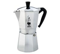 Caffettiera Italiana Bialetti Moka Express 0,55L 9 Tazze Nero Argento Alluminio