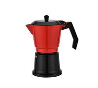 Feel Maestro Caffettiera Italiana MR-1657-9 Nero Rosso Alluminio 450 ml 9 Tazze - Marca EAN: 4820268321510