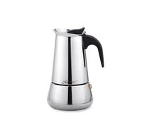 Caffettiera Italiana Feel Maestro MR-1660-6 Nero Argentato Acciaio inossidabi