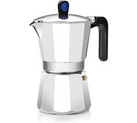Caffettiera Italiana Monix Induction Express 6 Tazze Alluminio Manico Ergonomico