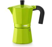 Monix - Caffettiera italiana in alluminio 6 tazas Verde