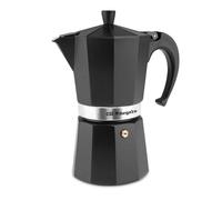 Caffettiera Italiana Orbegozo KFN 910 9 tazze in alluminio nera con manico ergonomico
