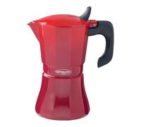 Caffettiera Italiana Oroley Petra Rosso Alluminio 9 Tazze