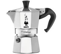 Caffettiera La Mokina Bialetti mini moka in alluminio mezza tazza