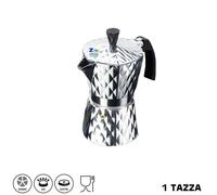 CAFFETTIERA LA PEPPINA TRADIZIONALE 1 Tz IN ALLUMINIO MANICO COLD TOUCH