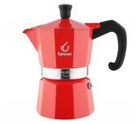 Caffettiera Forever Prestige moka alluminio La Rossa1 2 3 6 tazze caffè - Rotex