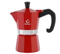 Forever Caffettiera Moka Prestige Tazze 2 Rossa