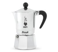 Caffettiera Moka Bialetti Break 1 tazza alluminio manico nylon argento