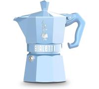 Caffettiera Moka Bialetti Exclusive Alluminio Blu 3 Tazze