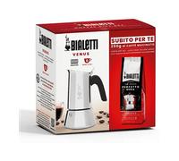 Caffettiera Moka Bialetti Venus 6 Tazze Acciaio Inox 18/10 Induzione