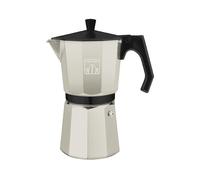CAFFETTIERA MOKA CECOTEC Cumbia Mokclassic 900 Beige - 9 tazze, alluminio, manico bakelite