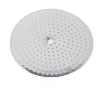 Caffettiera Moka in Acciaio Inox con Riduttore di Polvere Pressata, Accessorio Compatibile con Macchine da Caffè Espresso per Casa, Cucina, Bar (6 Tazze)