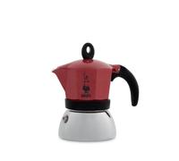 Caffettiera Bialetti moka induction 4 tazze rossa