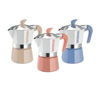 Caffettiera Moka Pedrini 02CF168 Alluminio 3 Tazze Multicolore
