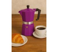 Caffettiera Moka Pezzetti Italexpress 6 Tazze Alluminio Viola Opaco