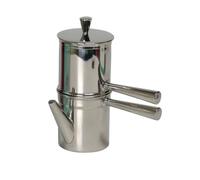 Caffettiera Napoletana Caffè Espresso in Acciaio Inox 3 Tazze