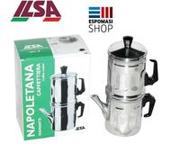 ILSA Caffettiera Napoletana Diamante in alluminio tazze 3 - argento metallo 00060030AN