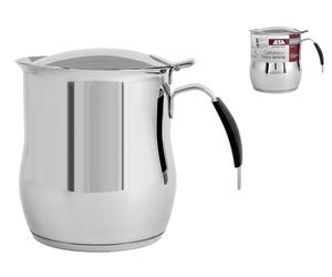 Caffettiera Omnia In Acciaio Inox, Argento, 10 Tazze
