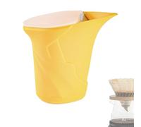 Caffettiera per il campeggio - 360 ml - Vaso da tè in silicone - Bollitore da caffè all'aperto con valvola - per campeggio escursionismo escursionismo escursionismo con zaino picnic spiaggia