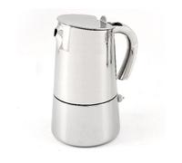 Pinti Inox Bella Caffettiera Moka, Acciaio Inossidabile, Argento