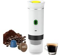 Caffettiera portatile capsule 3 in 1 compatibile con Nespresso Dolce Gusto e Caffè Macinato - Mini macchina da caffè portatile multitassule universale da trasportare - Macchina da caffè portatile
