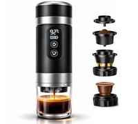 Caffettiera portatile capsule compatibile Nespresso Dolce Gusto e Caffè Macinato - Versione migliorata 2026 - Coffe Machine - Macchina da caffè portatile Multicapsule universale 20 bar con display LED