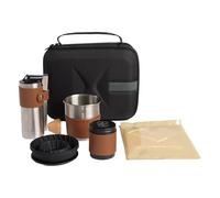 Caffettiera portatile - Kit di strumenti per gocciolamento da caffè da campeggio con borsa per il trasporto, di macinazione dei grani multifunzionale | Set completo di forniture per la
