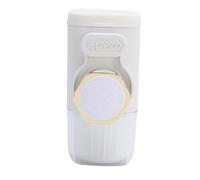 Caffettiera Portatile, Piccola Caffettiera da Viaggio Facile da Pulire Azionata Manualmente per il Campeggio (WHITE)