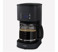 Caffettiera programmabile - HKoeNIG - MG32 - 1,5 L (12 tazze) - 1000 W - Schermo LCD - Mantieni caldo - Nero e acciaio inossidabile