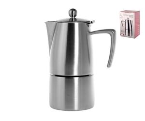 Caffettiera satinata modello Slancio per 4 tazze