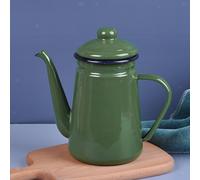 Caffettiera smaltata Bollitore da caffè spesso e resistente da 1,1 litri per