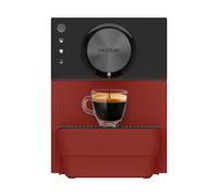 Cecotec Macchina da caffè superautomatica compatta Cremmaet Cube Red. 1350 W, prestazioni professionali, sistema di pressatura, pre-infusione, 19 bar, sistema Thermoblock, 5 livelli di macinazione