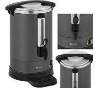 Caffettiera/tè con rubinetto e vassoio raccogligocce 14 l 1400 W grigia