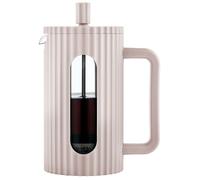 Caffettiera/teiera a pressa francese in vetro da 600 ml, colore beige, KLAUSBERG
