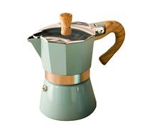 Caffettiera, Teiera in Alluminio a Forma di Clessidra di Grande capacità per Interni (Cachi #15)