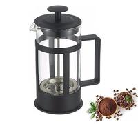 CAFFETTIERA TEIERA INFUSIERA A PISTONE STANTUFFO VETRO E POLIPROPILENE 600ml
