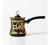 Caffettiera Turca con Coperchio Pratico Cezve Compatto per Cucina