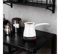 Caffettiera turca elettrica leggera, antiscottatura, portatile, con manico