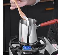 Caffettiera turca in acciaio inox per scaldare il caffè per la cucina del