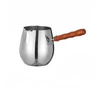 Caffettiera turca in acciaio inox salsa riscaldante con manico in legno