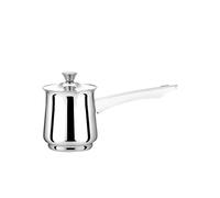 Caffettiera turca, pentola for sciogliere il caffè con comoda maniglia, pentola for scaldare il caffè in acciaio inox(180ML)