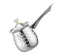 Caffettiera turca Scalda latte in acciaio inox greco arabo Cezve Ibrik caffettiera 200ml caffè espresso decanter caffettiera caldaia con beccuccio per piano cottura