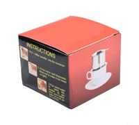 Caffettiera vietnamita con filtro antigoccia, in acciaio inossidabile, capacità 50 ml/100 ml, per deliziose birre fatte in casa (50 ml (max.)