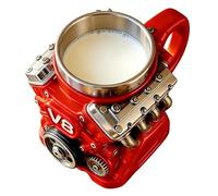 Caffine Transit Stein - Hardware per navi automobilistiche, motore in ferro metallico, boccette da viaggiatore, strumento per fluidi Java, strumento per fan auto da uomo, romantico, vacanza, giubileo