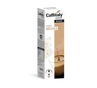 Caffitaly Bevanda al Gusto Nocciola n. 10 Confezioni (100 Capsule) System