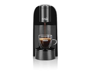 Caffitaly System, Macchina Caffè Volta S35 per Capsule Originali Caffitaly, Compatta, Veloce e Silenziosa, Sistema Multibevanda, Dosaggio Automatico, Accensione Rapida, Autospegnimento, 42kWa, Nera